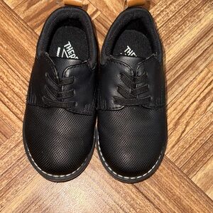 The Children's Place Little Kids Black Lace-Up Dress Shoes
